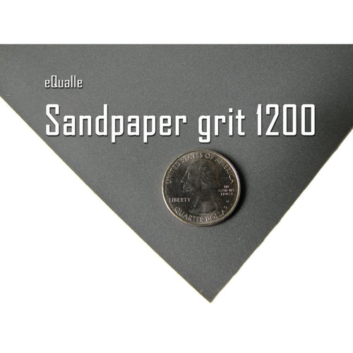 1200 Grit Sandpaper Sheets – 50 Pack, 9x11 in, Wet or Dry Use eQualle Sandpaper