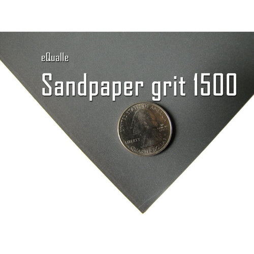1500 Grit Sandpaper Sheets – 50 Pack, 9x11 in, Wet or Dry Use eQualle Sandpaper
