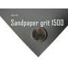 1500 Grit Sandpaper Sheets – 25 Pack, 9x11 in, Wet or Dry Use eQualle Sandpaper