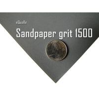 1500 Grit Sandpaper Sheets – 10 Pack, 9x11 in, Wet or Dry Use eQualle Sandpaper