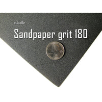 180 Grit Sandpaper Sheets – 25 Pack, 9x11 in, Wet or Dry Use eQualle Sandpaper