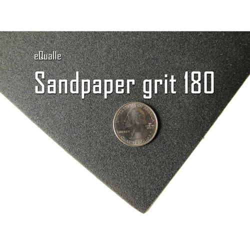 180 Grit Sandpaper Sheets – 100 Pack, 9x11 in, Wet or Dry Use eQualle Sandpaper