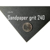 240 Grit Sandpaper Sheets – 25 Pack, 9x11 in, Wet or Dry Use eQualle Sandpaper