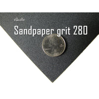 280 Grit Sandpaper Sheets – 100 Pack, 9x11 in, Wet or Dry Use eQualle Sandpaper