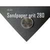 280 Grit Sandpaper Sheets – 25 Pack, 9x11 in, Wet or Dry Use eQualle Sandpaper