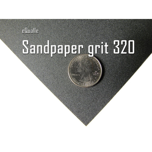 320 Grit Sandpaper Sheets – 10 Pack, 9x11 in, Wet or Dry Use eQualle Sandpaper
