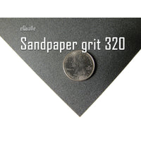 320 Grit Sandpaper Sheets – 25 Pack, 9x11 in, Wet or Dry Use eQualle Sandpaper