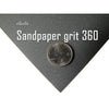 360 Grit Sandpaper Sheets – 10 Pack, 9x11 in, Wet or Dry Use eQualle Sandpaper