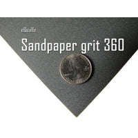 360 Grit Sandpaper Sheets – 50 Pack, 9x11 in, Wet or Dry Use eQualle Sandpaper