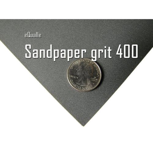 400 Grit Sandpaper Sheets – 25 Pack, 9x11 in, Wet or Dry Use eQualle Sandpaper