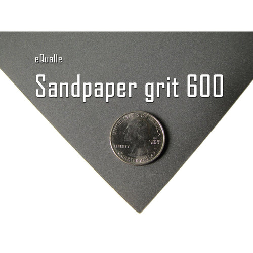 600 Grit Sandpaper Sheets – 100 Pack, 9x11 in, Wet or Dry Use eQualle Sandpaper