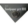 800 Grit Sandpaper Sheets – 50 Pack, 9x11 in, Wet or Dry Use eQualle Sandpaper