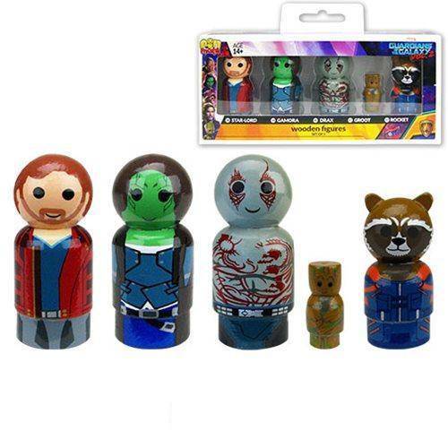 ToyShnip Guardians of the Galaxy Vol. 2 Pin Mate Wooden Figure Set of 5