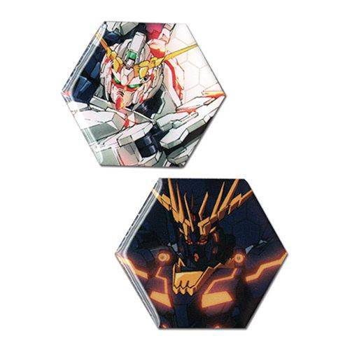 ToyShnip ToyShnip Gundam UC Unicorn Gundam and Banshee Pin Set