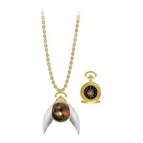 Harry Potter Golden Snitch Pocket Watch Necklace ToyShnip