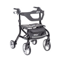 Nitro Sprint Rollator Rolling Walker, Black RIO Medical Supplies