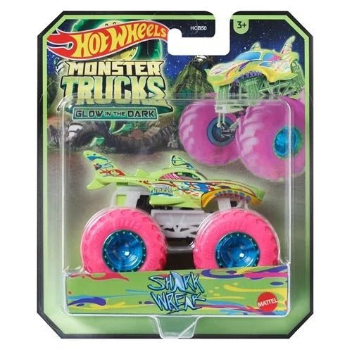 ToyShnip Hot Wheels Monster Trucks Glow-in-the-Dark 1:64 Scale Vehicle 2024 -