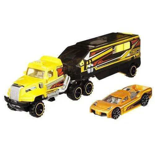ToyShnip Hot Wheels Super Hauling Rig and Car - Select Figure(s)