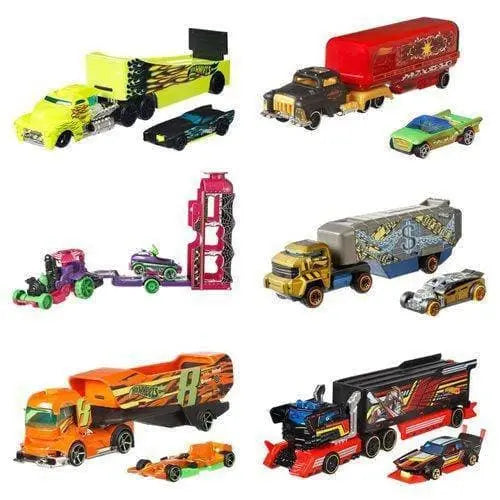 ToyShnip Hot Wheels Super Hauling Rig and Car - Select Figure(s)