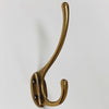 Antique Brass "Capri" Large Modern Wall Hat and Coat Hook Euro • Knobs