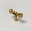 Hourglass "Tuscany" Drawer Pulls and Knobs in Antique Brass Euro • Knobs