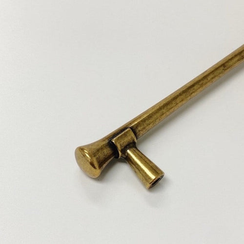 Hourglass "Tuscany" Drawer Pulls and Knobs in Antique Brass Euro • Knobs