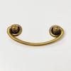 Brass Ring Pulls "Oval" Bail Drawer Pulls Euro • Knobs