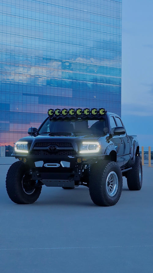 AlphaRex 05-11 Toyota Tacoma LUXX-Series LED Projector Headlights Chrome OffRoadUSA.com