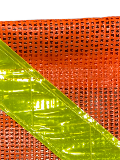 Safety Flag with Bungee Cord and Reflective X | SFB RatchetStrap.Com