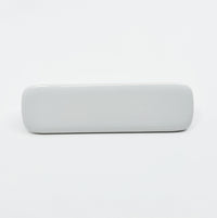Glossy White "Tabula" Cabinet Knob and Drawer Pull Euro • Knobs