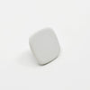 Glossy White "Tabula" Cabinet Knob and Drawer Pull Euro • Knobs