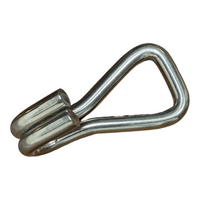 1" Stainless Steel Double "J" Hooks | 4 PACK RatchetStrap.Com