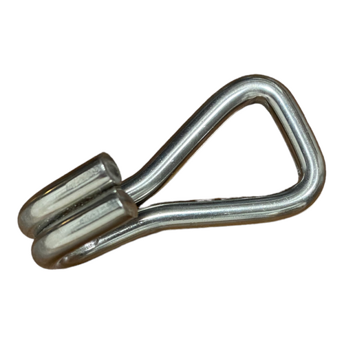 1" Stainless Steel Double "J" Hooks | 4 PACK RatchetStrap.Com