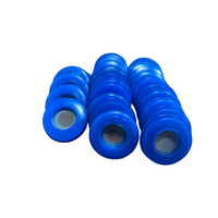 Polyurethane Gladhand Seal With Filter, Blue 25 PACK| 10017BF RatchetStrap.Com