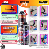 Spray Foam Insulation Kit (30 oz./850gr)