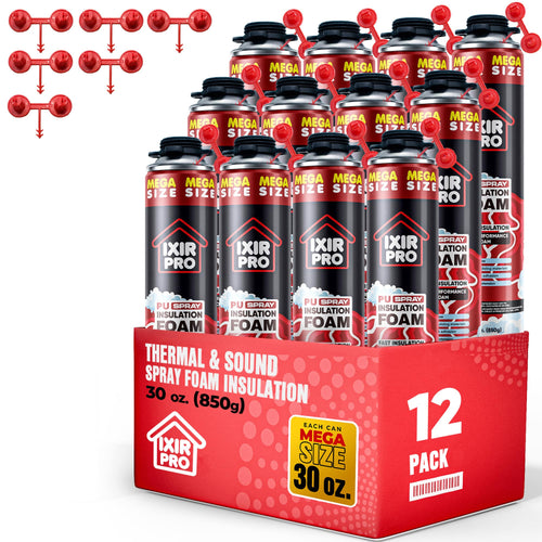 Spray Foam Insulation Can (30 oz. / 850 g) ixirpro