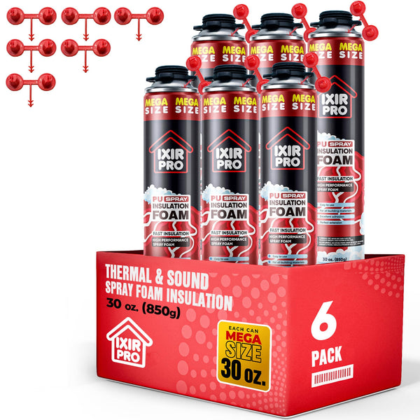 Spray Foam Insulation Can (30 oz. / 850 g) ixirpro