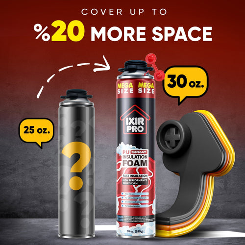 Spray Foam Insulation Can (30 oz. / 850 g) ixirpro