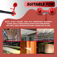 Red Nozzle Set (1-2)(Vertical - Horizontal) for Spray Foam Gun ixirpro