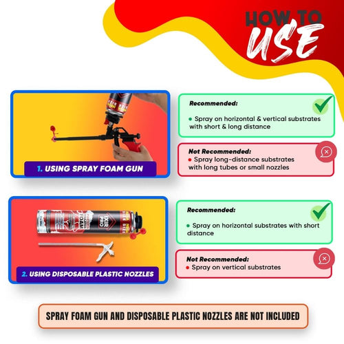 Spray Foam Insulation Can (30 oz. / 850 g)