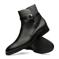 Zelli Italia Zelli Italia 45-600-BLK Jodphur Italian Calfskin Boot, Black