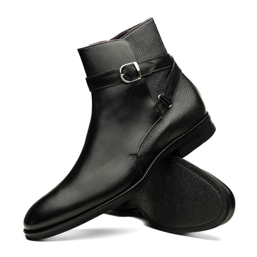 Zelli Italia Zelli Italia 45-600-BLK Jodphur Italian Calfskin Boot, Black
