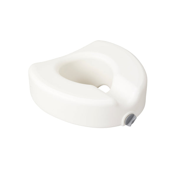 Premium Plastic Raised Toilet Seat with Lock, Elongated RIO Medical Supplies