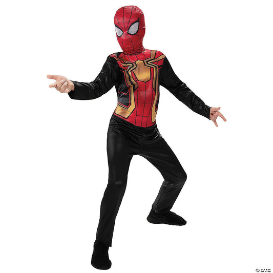 Kids Value Integrated Suit Spider-Man Costume - Medium 8-10