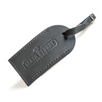 Full Grain Leather Luggage Tag Main Street Forge