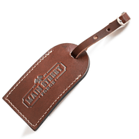 Full Grain Leather Luggage Tag Main Street Forge