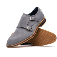 Zelli Italia Zelli Italia 56-105-GRY LEGERRA Sueded Goatskin Monkstrap Grey