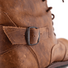 Light Brown Victorian Ankle Boots Atitlan Leather