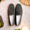 Zelli Italia 16-621-GRY LIVORNO Sueded Italian Goatskin Loafer Grey