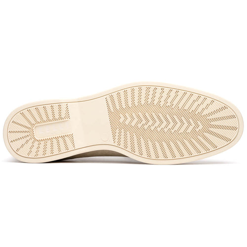 Zelli Italia 16-621-BON LIVORNO Sueded Italian Goatskin Loafer Bone